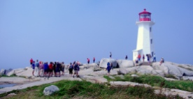 Halifax's famous light house at Peggy's Cove
