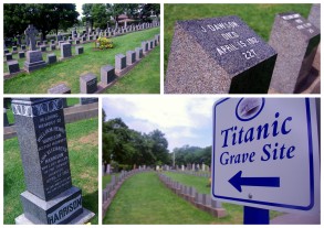 Titanic Gravesite. Lucky are those who have been identified. Some of the victims buried here are just denoted by a number.